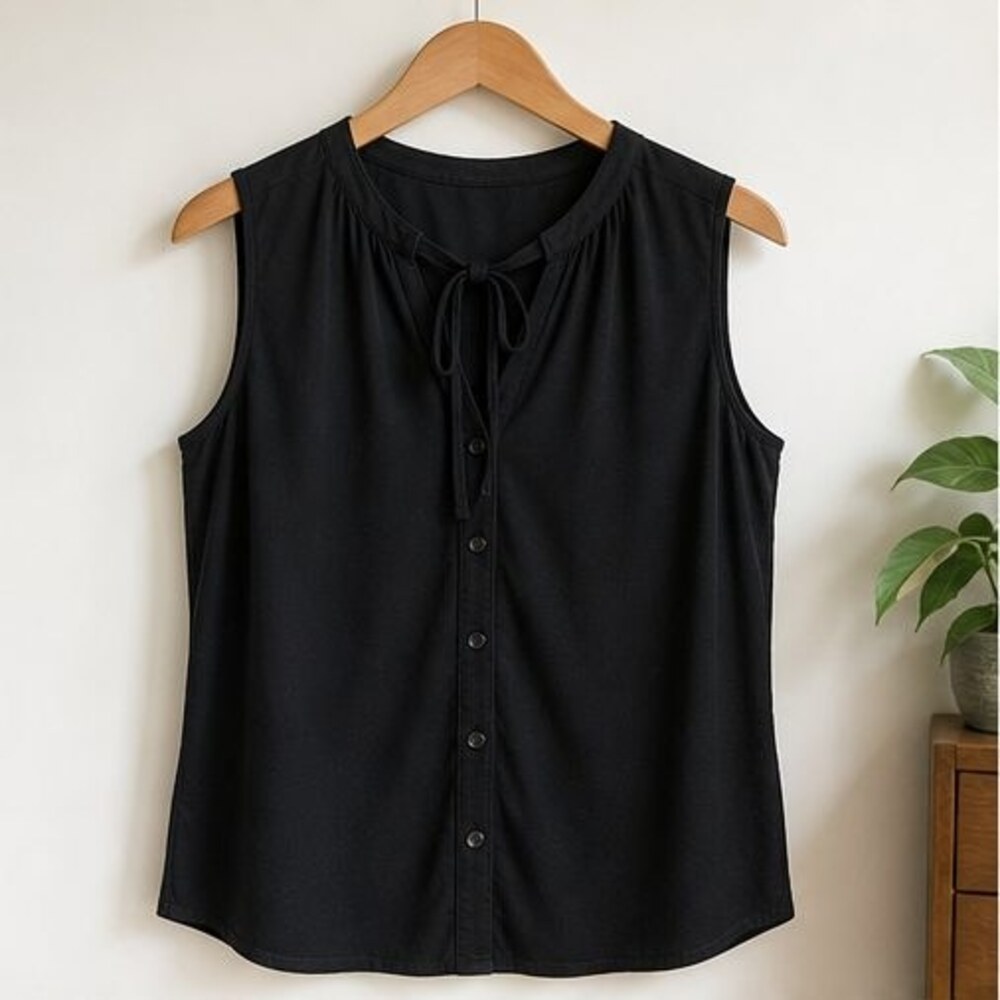 Black Tunic Blouse